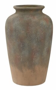Vase TOMMY Ø26xH43cm grau/braun