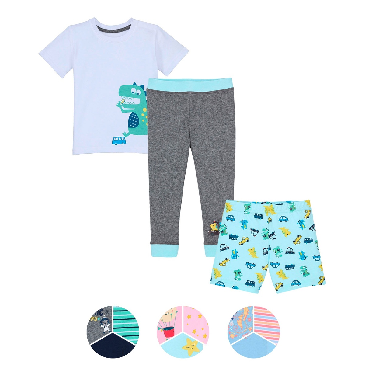 Bild 1 von ALIVE Kleinkinder und Kinder Nachtwäsche, 3-tlg.