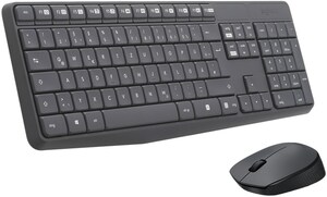 MK235 (DE) Kabelloses Tastatur-Set grau