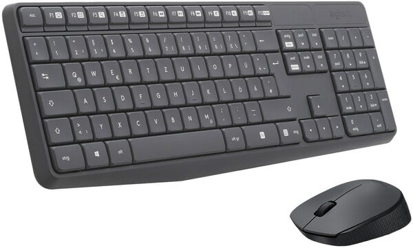Bild 1 von MK235 (DE) Kabelloses Tastatur-Set grau