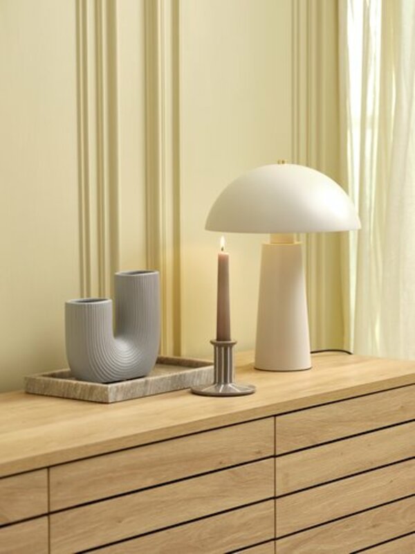 Bild 2 von Tischlampe MARKUS Ø25xH35cm grau