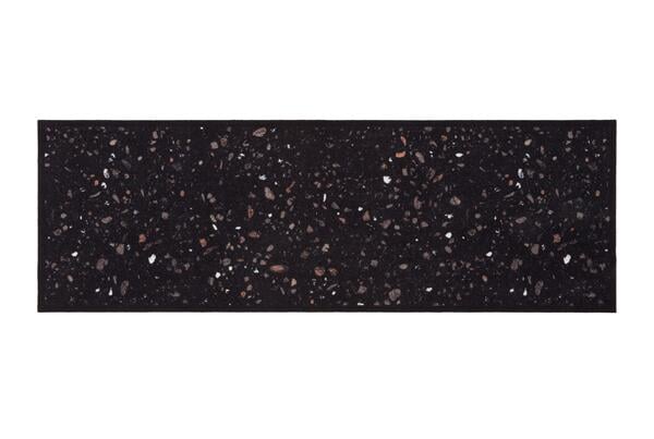 Bild 1 von Läufer Terazzo Black in Schwarz ca. 50x150cm