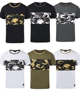 !SOLID SDCallux Herren T-Shirt lässiges Freizeitshirt mit Camouflage-Print Sommer-Shirt 21300024 in verschiedenen Farben
