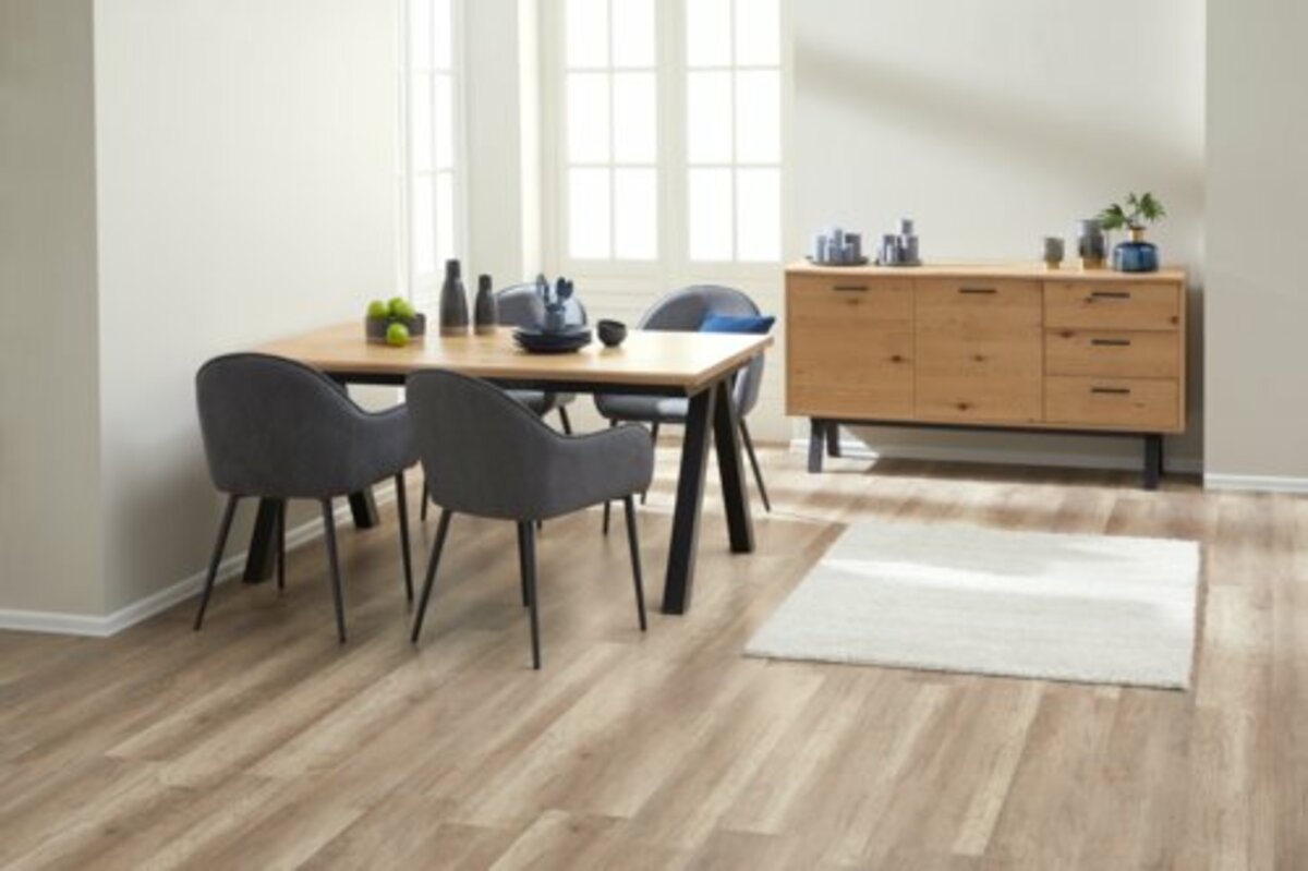 Bild 4 von Anrichte SANDBY 2 Türen + 3 Schubladen nat. Eiche/schwarz