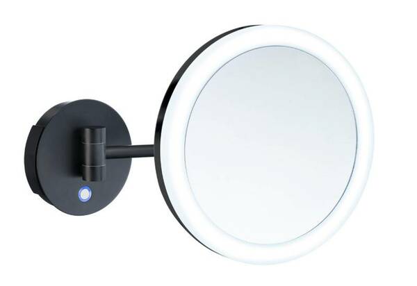 Bild 1 von Smedbo Kosmetikspiegel LED schwarz OUTLINE, Messing