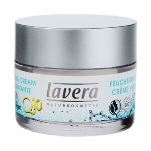 Lavera Basis Sensitiv Q10 Feuchtigkeitscreme gegen Falten 50 ml