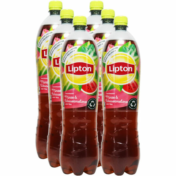 Bild 1 von Lipton Eistee Minze & Wassermelone, 6er Pack (EINWEG) zzgl. Pfand