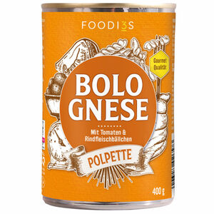 FOODI3S Bolognese mit Rindfleischbällchen