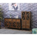 Bild 1 von Wohnzimmer-Set MCW-F91, Sideboard Kommode Highboard Hochschrank, Industrial Tanne Holz Metall, braun-schwarz