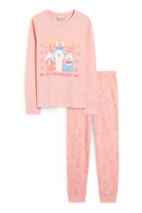 C&A Pyjama-2 teilig, Pink, Größe: 176