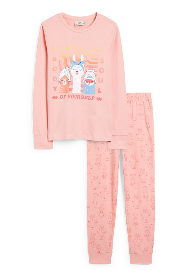 Bild 1 von C&A Pyjama-2 teilig, Pink, Größe: 176