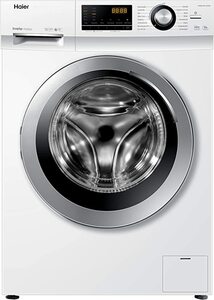 Haier HW80-BP14636N Waschmaschine / 8 kg / A - beste Effizienz / Inverter-Motor / Dampffunktion / Vollwasserschutz / Eco 40-60 Programm