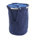 Bild 1 von Wäschesammler MCW-C34, Laundry Wäschekorb Wäschesack Wäschebehälter mit Kordelzug, Henkel 55x39cm 65l ~ cord blau
