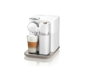 DELONGHI Gran Lattissima EN650.W Nespresso Kapselmaschine Fresh Weiß