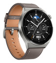 Bild 2 von HUAWEI Watch GT 3 Pro 46 mm Smartwatch Titanium Echtleder, 140-210 mm, Titanium/Grey
