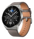 Bild 1 von HUAWEI Watch GT 3 Pro 46 mm Smartwatch Titanium Echtleder, 140-210 mm, Titanium/Grey