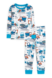 C&A Pyjama-2 teilig, Grau, Größe: 110