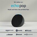 Bild 1 von Wir stellen vor: Echo Pop | Kompakter und smarter Bluetooth-Lautsprecher mit vollem Klang und Alexa | Anthrazit