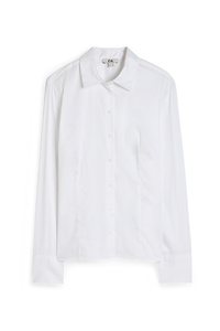 C&A Business-Bluse, Weiß, Größe: 50