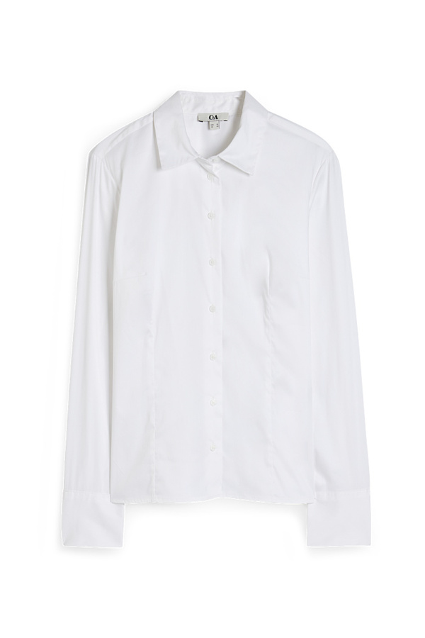 Bild 1 von C&A Business-Bluse, Weiß, Größe: 50