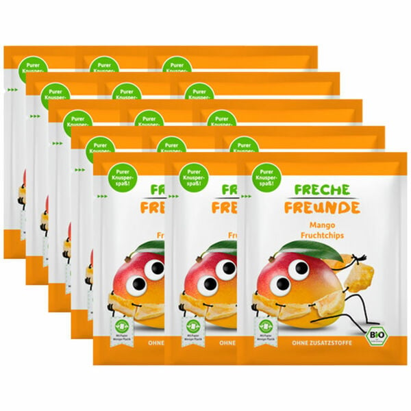 Bild 1 von Freche Freunde BIO Fruchtchips Mango, 15er Pack