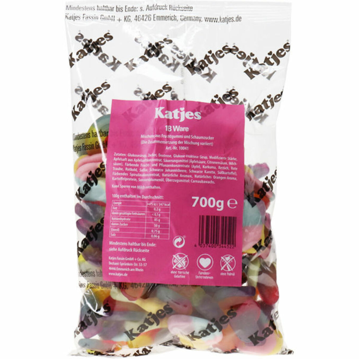 Bild 1 von Katjes Veggie Fruchtgummi Mix, B-Ware (XXL Packung)