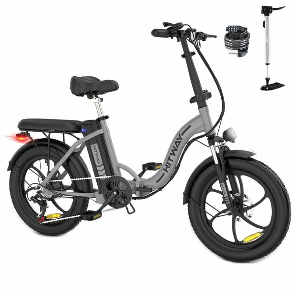 Bild 1 von HITWAY E-Bike, Elektrofahrrad klapprad E-Bike FatReifen 20" 36V/11Ah