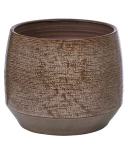 Dehner Keramik-Übertopf Mon, bauchig