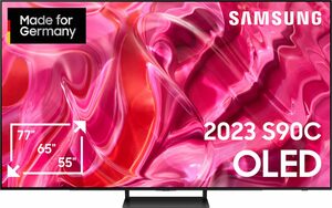 Samsung GQ65S90CAT OLED-Fernseher (163 cm/65 Zoll, 4K Ultra HD, Smart-TV, Gaming Hub, LaserSlim Design, Neural Quantum Prozessor 4K, Samsung OLED, Smart Hub & Gaming Hub)