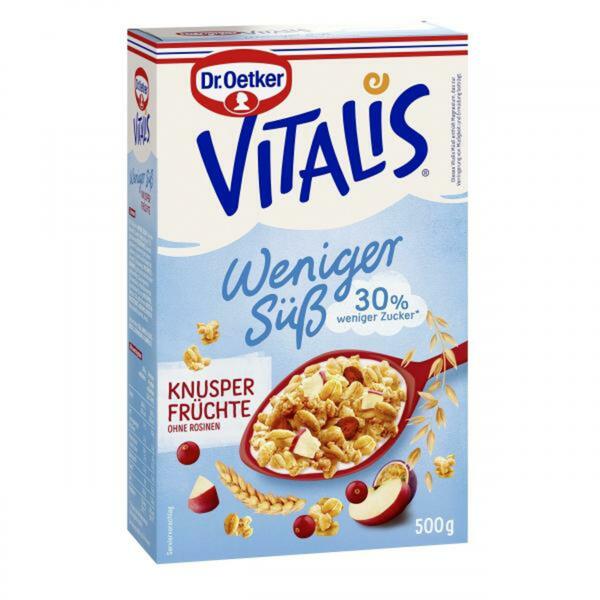 Bild 1 von Dr. Oetker Vitalis Weniger süß Knusper Früchte Müsli