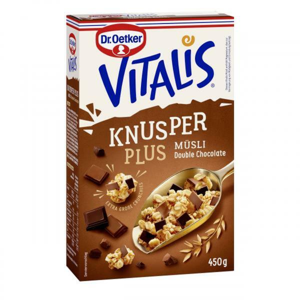 Bild 1 von Dr. Oetker Vitalis Knusper Müsli Plus Double Chocolate