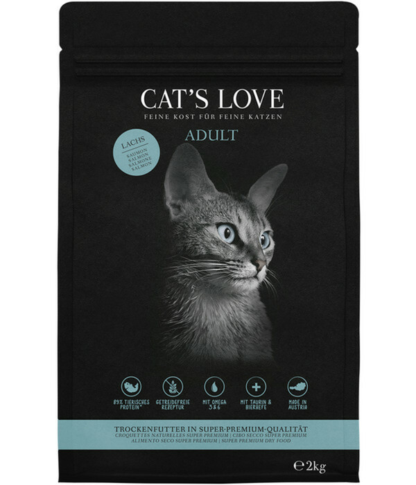 Bild 1 von CAT'S LOVE Trockenfutter für Katzen Adult, 2 kg