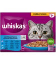 Bild 2 von Whiskas® Nassfutter für Katzen Multipack 1+ Fisch in Gelee, Adult, 24 x 85 g