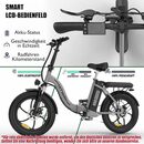 Bild 3 von HITWAY E-Bike, Elektrofahrrad klapprad E-Bike FatReifen 20" 36V/11Ah