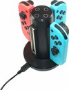 Bild 4 von Hanseatic 4-in-1 für Nintendo Switch Controller-Ladestation (400 mA)