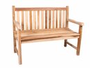 Bild 4 von Home Feeling Gartenbank 2sitzer Teakholz Bank ca. 120 cm, Gartenbank, Teakbank