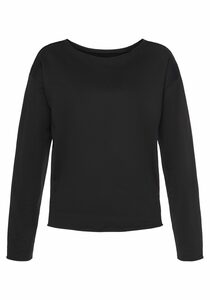 LASCANA Sweatshirt / Langarmshirt in locker sitzendem Schnitt