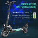 Bild 2 von HITWAY E-Scooter, E-roller mit Straßenzulassung Doppelter Stoßdämpfer 19km/h