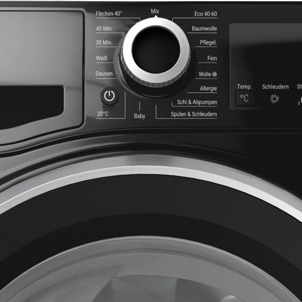 Bild 4 von BAUKNECHT Waschmaschine W8 S6300 A, 8 kg, 1400 U/min, Anti-Allergie-Programm, Inverter-Motor, Mehrfachwasserschutz+