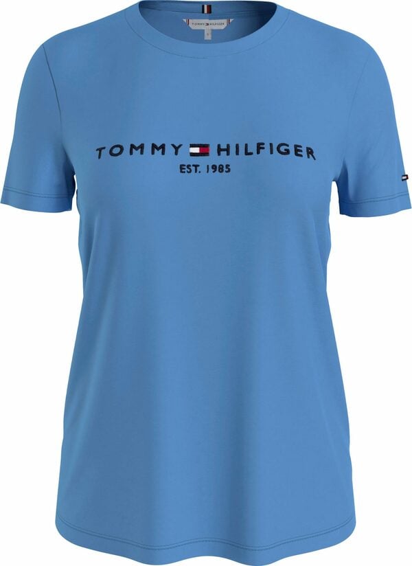 Bild 1 von Tommy Hilfiger Rundhalsshirt REGULAR HILFIGER C-NK TEE SS mit großem Tommy Hilfiger Logoschriftzug