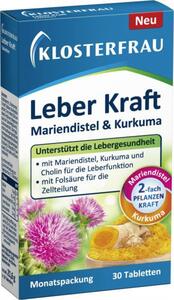 Klosterfrau Leber Kraft Mariendistel & Kurkuma Tabletten