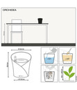 Bild 4 von LECHUZA® ORCHIDEA, All-in-One Set, ca. Ø18/H20 cm