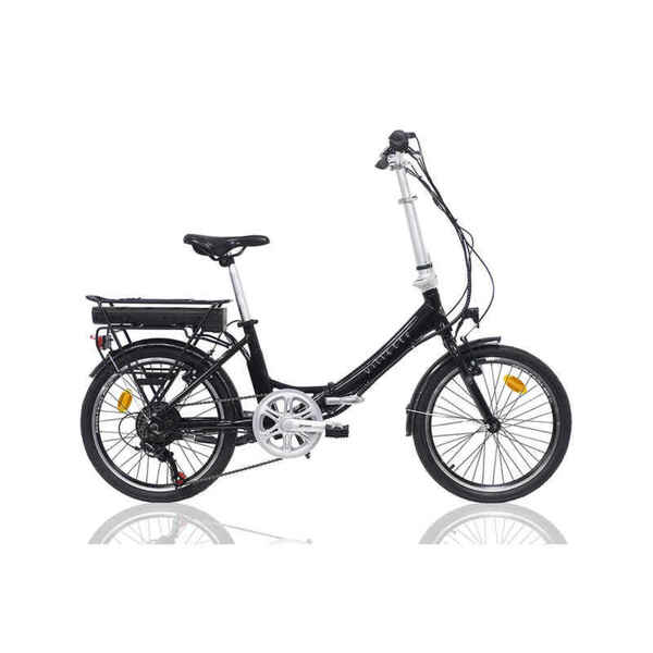 Bild 1 von Villette les Vacances, faltbares E-Bike, 6-Gang, 20-Zoll, schwarz