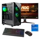 Bild 1 von Hyrican Striker SET02368 Gaming-PC-Komplettsystem (27", Intel® Core i7 12700F, RTX 3060 Ti, 16 GB RAM, 1000 GB SSD, Windows 11, inklusive 27" Monitor AOC C27G2ZE/BK)