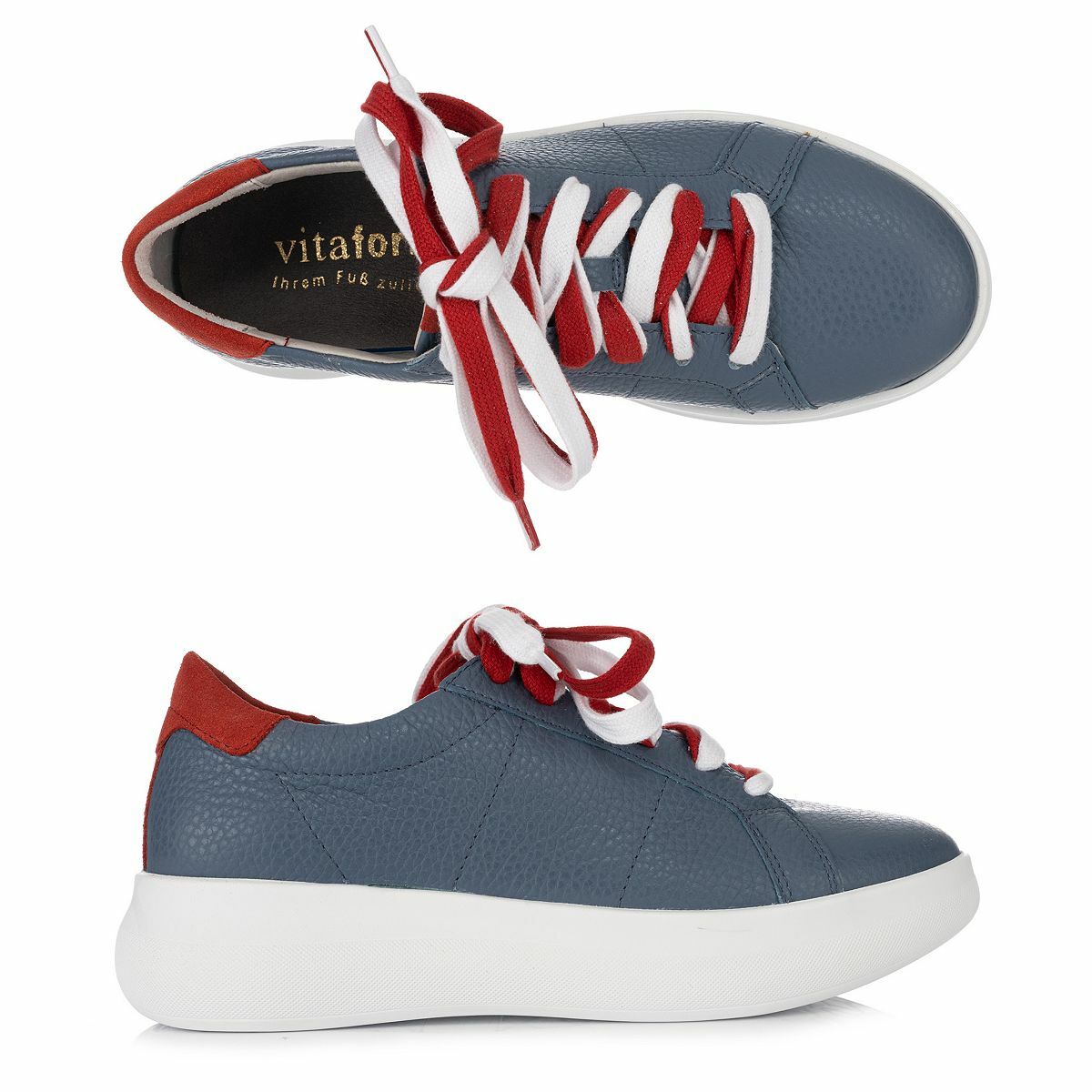 Bild 1 von B-Ware VITAFORM Damen-Sneaker Nappaleder Veloursdetails