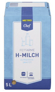 METRO Chef Fettarme H-Milch 1,5 % Fett (5 l)