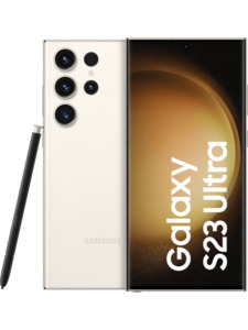 Samsung Galaxy S23 Ultra 256 GB 5G Cream mit o2 Mobile Unlimited Max