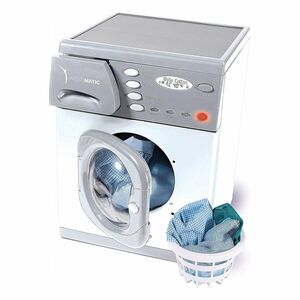 CASDON™ Waschmaschine mit Wäschekorb & Waschmittelbox für Kinder ab 3 Jahre
