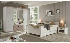 Schlafzimmer weiß Maße (cm): B: 217 H: 201 Komplett-Schlafzimmer - Möbel Kraft