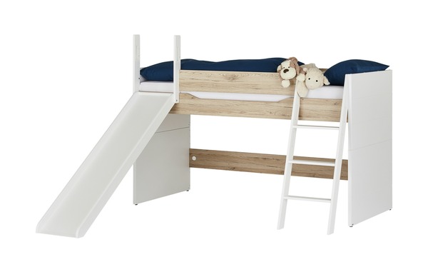 Bild 1 von PAIDI Spielbett mit Rutsche  Fionn weiß Maße (cm): B: 266,2 H: 150,4 Kindermöbel